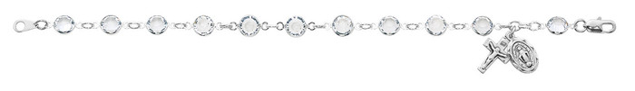 Crystal Rosary Bracelet