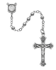 STERLING SILVER ROSARY 4MM 1-4LF