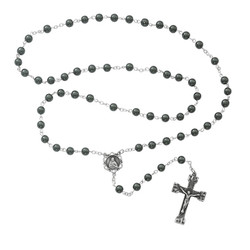 HEMATITE ROSARY 6MM 163ASF