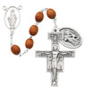 7-Decade Franciscan Wood Rosary