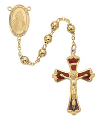 Gold Plated Divine Mercy Rosary