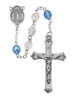 Blue & White Crystal Rosary