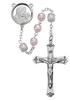 Pink & White Pearl Rosary