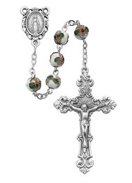 REAL CLOISONNE ROSARY 7MM 764SF
