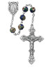 Blue Cloisonné Rosary