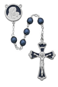 DARK BLUE ROSARY 7MM 774RF