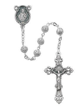 FILAGREE BEAD ROSARY 6MM 808SF