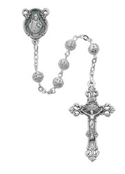 Silver Filigree Rosary