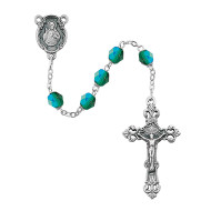 MAY BIRTHSTONE IMPORTED ROSARY 6MM 875-EMG