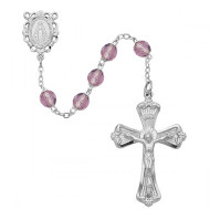 JUNE BIRTHSTONE IMPORTED ROSARY 6MM 880-AM/KF
