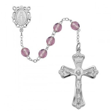 JUNE BIRTHSTONE IMPORTED ROSARY 6MM 880-AM/KF