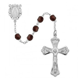 JANUARY BIRTHSTONE IMPORTED ROSARY 6MM 880-GAKF