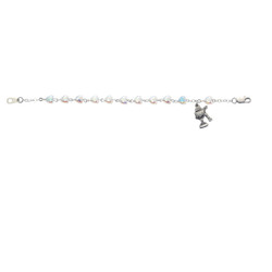 Sterling Silver Crystal Heart Bracelet