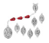 Red Teardrop 7 Sorrows Chaplet