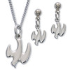 Confirmation Holy Spirit Earring and Pendant Set