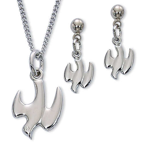 Confirmation Holy Spirit Earring and Pendant Set