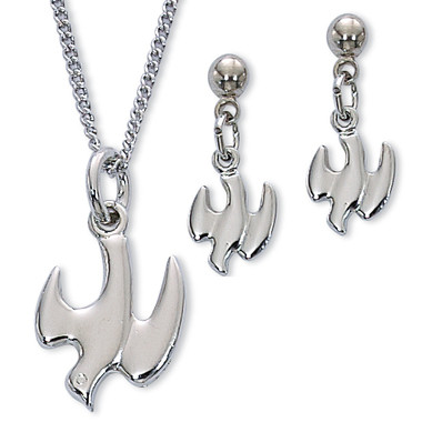HOLY SPIRIT PENDANT & EARRIG GIFT SET PES4