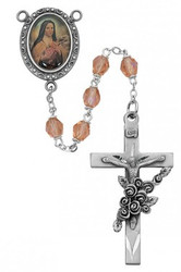 ROSE AURORA ROSARY 6MM R210DF
