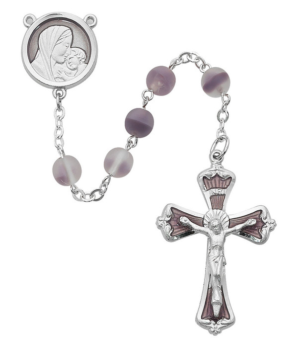 Frosted Lavender Rosary