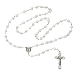 PEARL ROSARY 6MM R274LF
