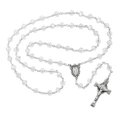 CRYSTAL ROSARY 7MM R400LF