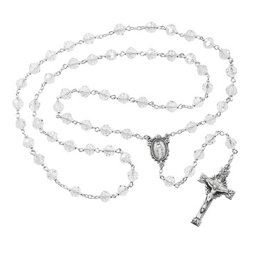 CRYSTAL ROSARY 7MM R400LF