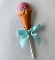 Ice Cream Cone Lollipop - Dark Chocolate