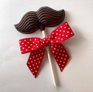 Mustache Lollipop - Milk Chocolate