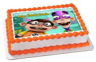 Fanboy and Chum Chum - Edible Cake Topper OR Cupcake Topper, Decor
