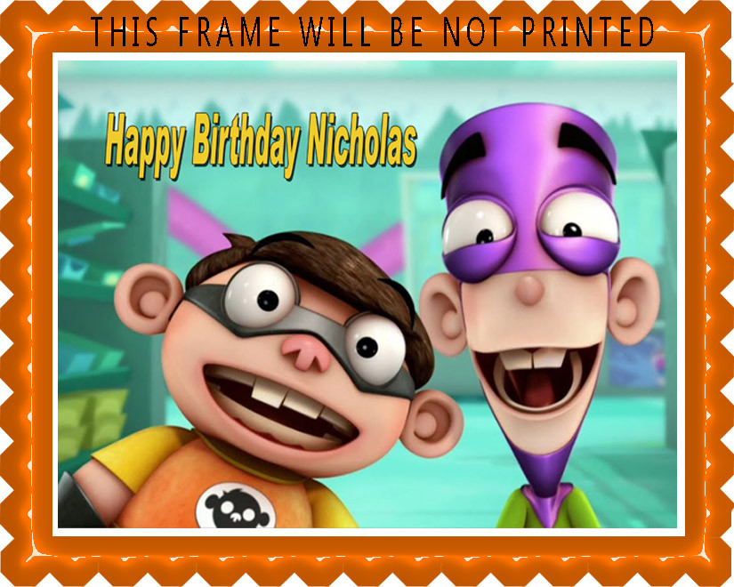 Fanboy And Chum Chum Edible Cake Topper