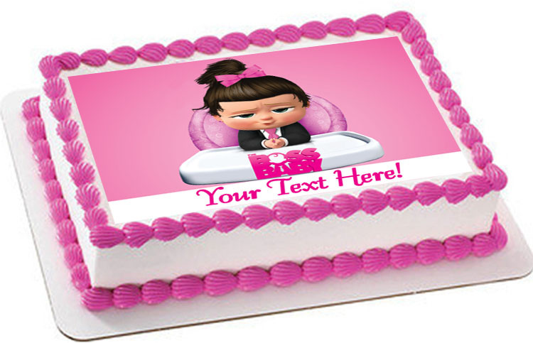 The Boss Baby Girl Edible Cake Topper