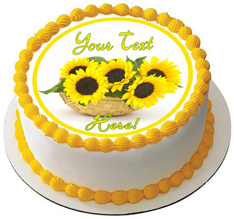 Sunflower Birthday cake