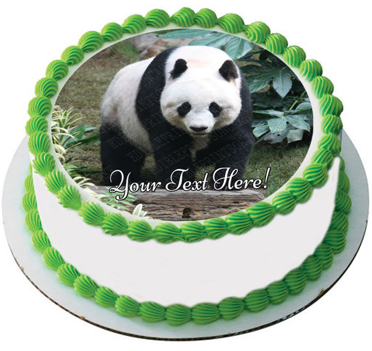 5pcs Panda cake topper jungle woodland animals bamboo cupcake toppers | eBay