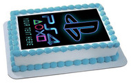 PS 4 - Edible Cake Topper OR Cupcake Topper, Decor