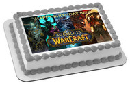 WORLD OF WARCRAFT Edible Birthday Cake Topper OR Cupcake Topper, Decor