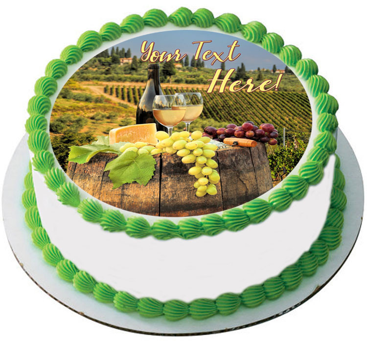  Coffee - Edible Cake Topper - 7.5 round : Grocery & Gourmet  Food