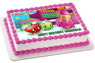 SHOPKINS 1 Edible Birthday Cake Topper OR Cupcake Topper, Decor
