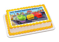 Chuggington Trains 2 Edible Birthday Cake Topper OR Cupcake Topper, Decor
