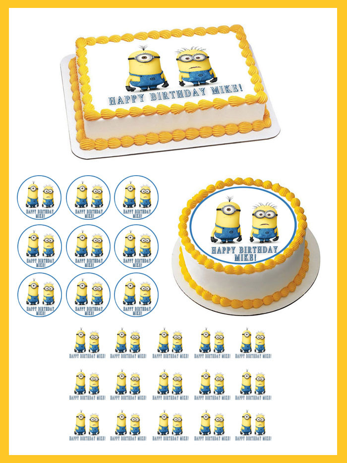 Despicable Me Birthday Cake Toppers