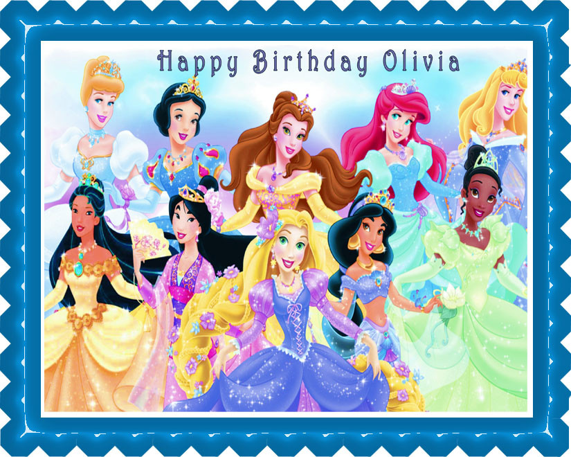 happy birthday disney princess images