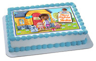 Doc McStuffins 1 Edible Birthday Cake Topper OR Cupcake Topper, Decor