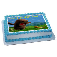 DOMO Edible Birthday Cake Topper OR Cupcake Topper, Decor