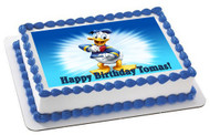 DONALD DUCK Edible Birthday Cake Topper OR Cupcake Topper, Decor