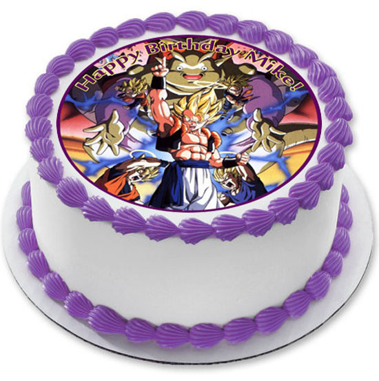 Dragon Ball Z Edible Birthday Cake Topper