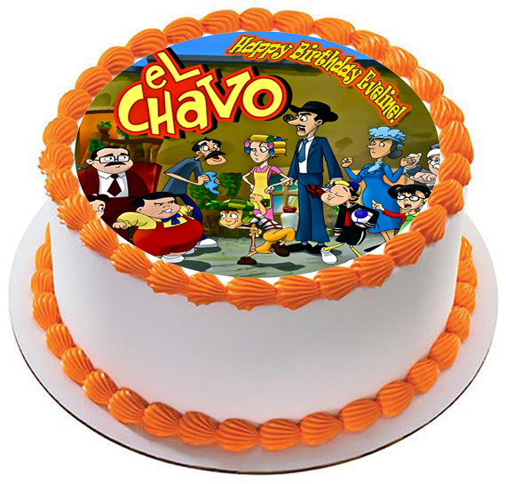 El Chavo 3 Edible Birthday Cake Topper