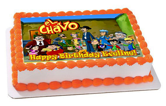 El Chavo 3 Edible Birthday Cake Topper