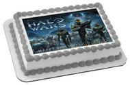 HALO WARS 1 Edible Birthday Cake Topper OR Cupcake Topper, Decor
