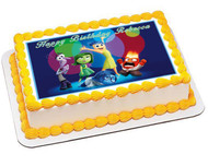 Inside Out Anger 1 Edible Birthday Cake Topper OR Cupcake Topper, Decor