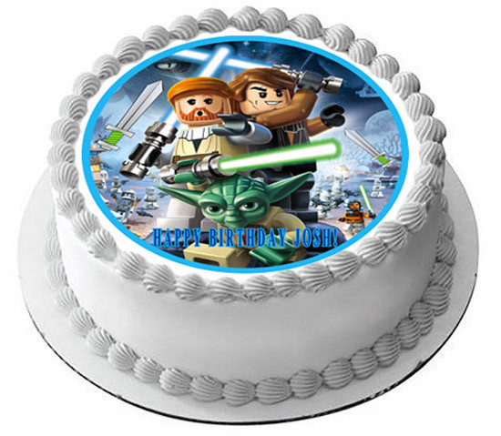 Lego Star Wars 1 Edible Birthday Cake Topper