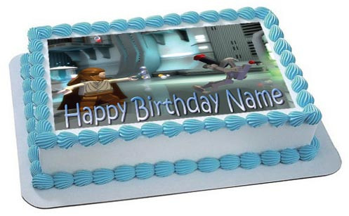 Lego star store wars cake topper